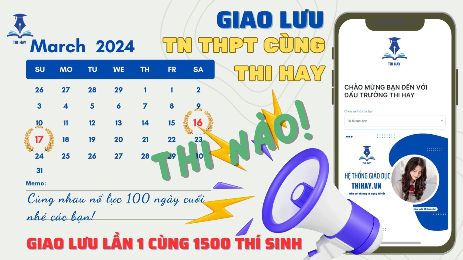 THI THỬ TNTHPT LẦN 1 - năm 2024