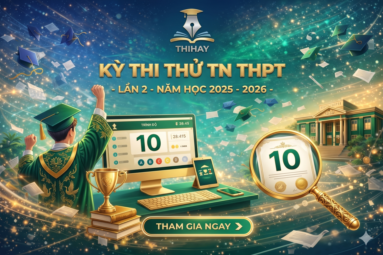 THI THỬ TN THPT LẦN 2 - 2026